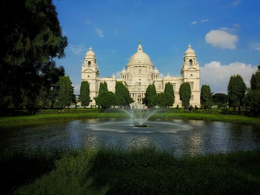 Stunning view of Victoria Memorial in Kolkata
